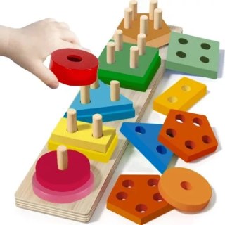 SORTER- UKŁADANKA DREWNIANA KRUZZEL 22492