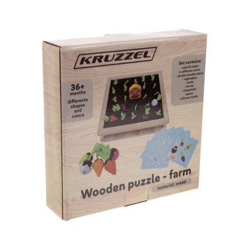 UKŁADANKA DREWNIANA- FARMA KRUZZEL 22755 UKŁADANKA DREWNIANA- FARMA KRUZZEL 22755
