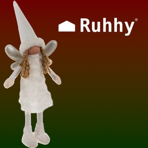 WRÓŻKA- FIGURKA ŚWIĄTECZNA BIAŁA RUHHY 22342