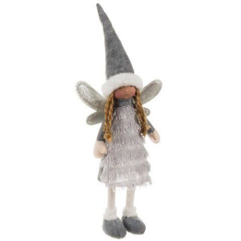 WRÓŻKA- FIGURKA ŚWIĄTECZNA SZARA RUHHY 22343