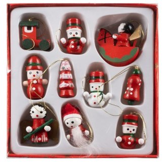 BOMBKI/ ZAWIESZKI CHOINKOWE 10SZT. RUHHY 22943