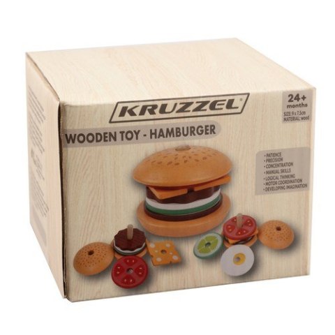 BURGER DREWNIANY KRUZZEL 22673