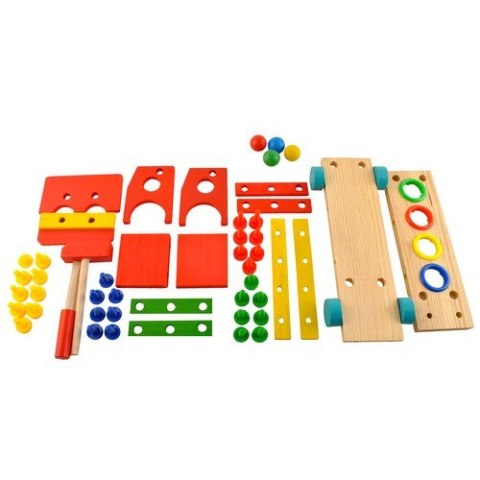 CIĘŻARÓWKA EDUKACYJNA DREWNIANA 22372