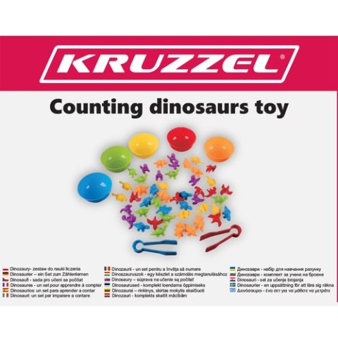 DINOZAURY- ZESTAW DO NAUKI LICZENIA 22496