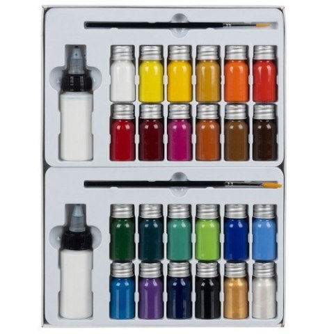 FARBY DO TKANIN- 24SZT. 300ML MAALEO 22948