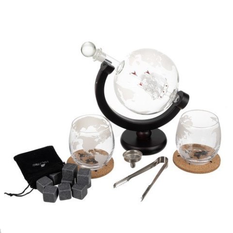 KARAFKA- GLOBUS- ZESTAW DO WHISKY MALATEC 22553