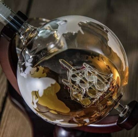 KARAFKA- GLOBUS- ZESTAW DO WHISKY MALATEC 22553