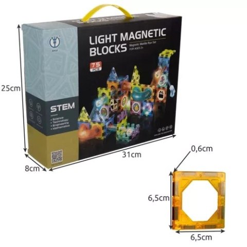 KLOCKI MAGNETYCZNE- TOR 77EL. KRUZZEL 22684