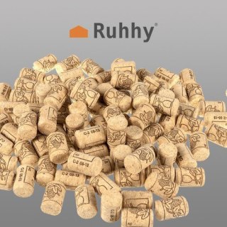 KORKI DO BUTELEK NA WINO- 100SZT. RUHHY 22876