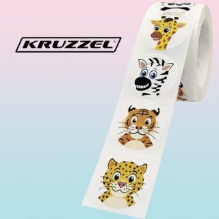 NAKLEJKI MOTYWACYJNE- ROLKA 500SZT. KRUZZEL 22947