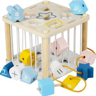 SORTER- KOSTKA SENSORYCZNA DREWNIANA 22885