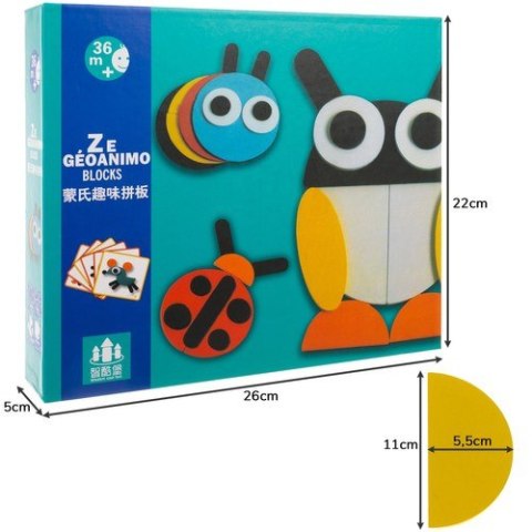 UKŁADANKA DREWNIANA- PUZZLE KRUZZEL 22426