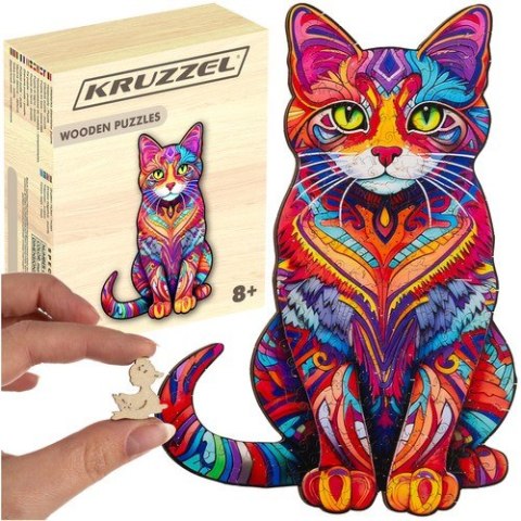UKŁADANKA DREWNIANA- PUZZLE KRUZZEL 22878