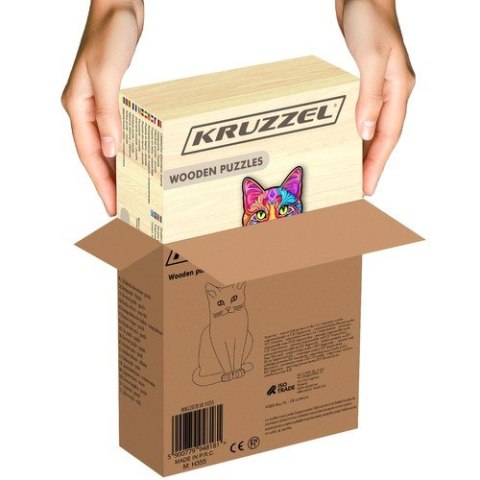 UKŁADANKA DREWNIANA- PUZZLE KRUZZEL 22878