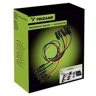 ZESTAW GUM DO ĆWICZEŃ + AKCESORIA TRIZAND 22716