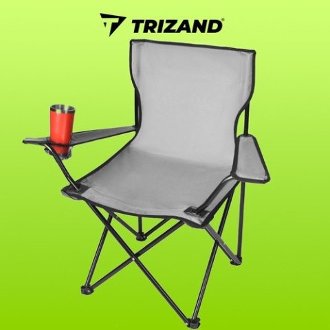 KRZESŁO WĘDKARSKIE SZARE 23675
