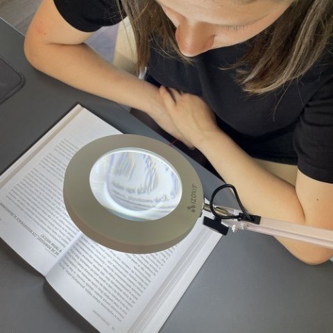 LAMPA KOSMETYCZNA Z LUPĄ- BIAŁA IZOXIS 23894