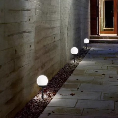 LAMPA OGRODOWA SOLARNA- KULA ZESTAW 6SZT. 23562