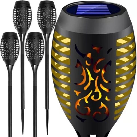 LAMPA OGRODOWA SOLARNA - POCHODNIA ZEST.4 SZ.23560