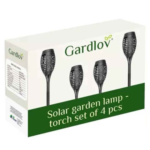 LAMPA OGRODOWA SOLARNA - POCHODNIA ZEST.4 SZ.23560