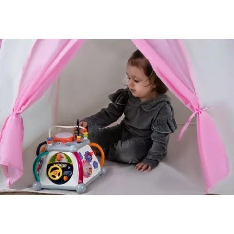 NAMIOT DLA DZIECI DOMEK + LAMPKI 23472