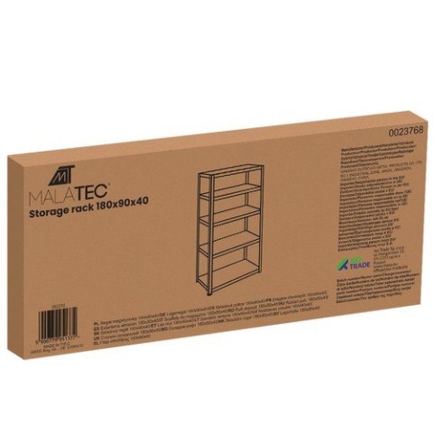 REGAŁ MAGAZYNOWY 180X90X40 MALATEC 23768