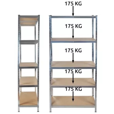 REGAŁ MAGAZYNOWY 220X100X45 MALATEC 23766