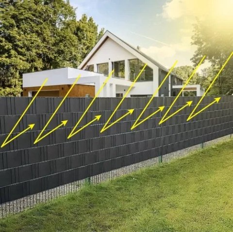 TAŚMA OGRODZENIOWA 19CMX35M 450G/M2 ANTRACYT 23696