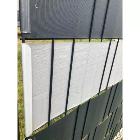 TAŚMA OGRODZENIOWA 19CMX35M 450G/M2 SZARA 23697