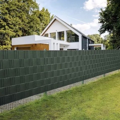 TAŚMA OGRODZENIOWA 19CMX35M 450G/M2 ZIELONA 23699