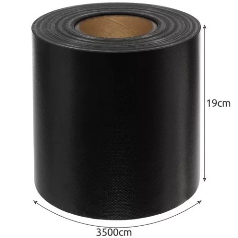TAŚMA OGRODZENIOWA 19CMX35M 630G/M2 ANTRACYT 23703