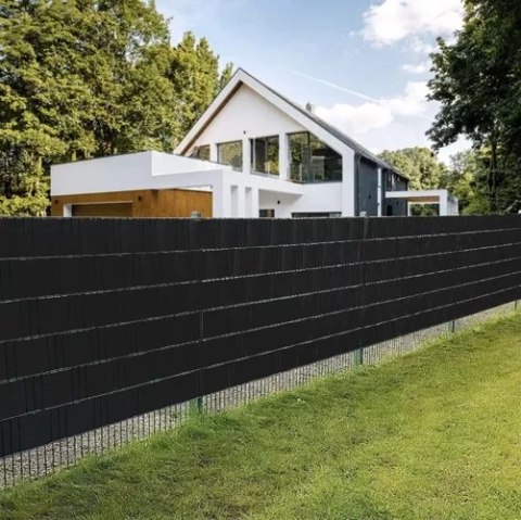 TAŚMA OGRODZENIOWA 19CMX35M 630G/M2 CZARNA 23705