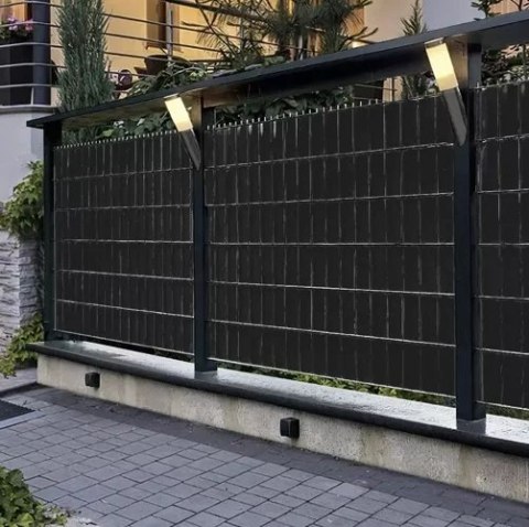TAŚMA OGRODZENIOWA 19CMX35M 630G/M2 CZARNA 23705