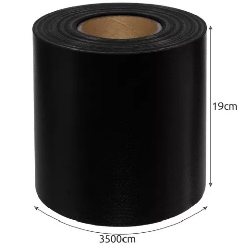 TAŚMA OGRODZENIOWA 19CMX35M 630G/M2 CZARNA 23705