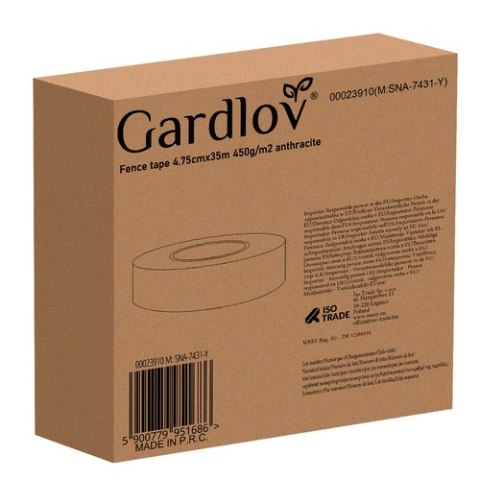 TAŚMA OGRODZENIOWA 4,75CMX35M 450G ANTRACYT 23910