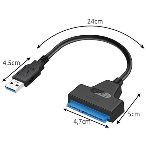 ADAPTER USB TO SATA 3.0 IZOXIS 23603