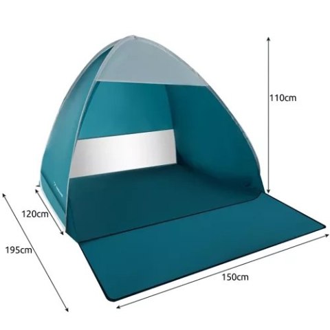 NAMIOT PLAŻOWY 200X150X110CM TRIZAND 23479 NAMIOT PLAŻOWY 200X150X110CM TRIZAND 23479