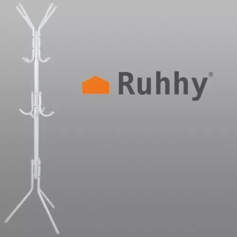 WIESZAK STOJĄCY 170CM - BIAŁY RUHHY 23814