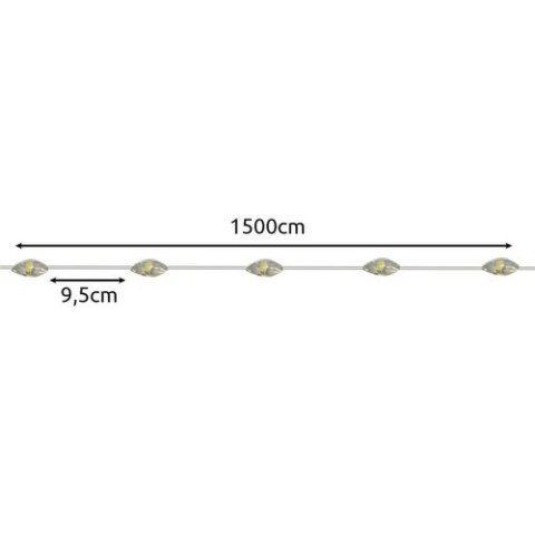 GIRLANDA SOLARNA 15M IP44 GARDLOV 24007