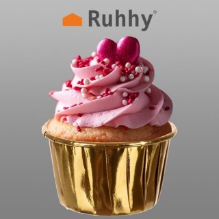 PAPILOTKI NA MUFFINKI - ZESTAW 50 SZT. RUHHY 24376