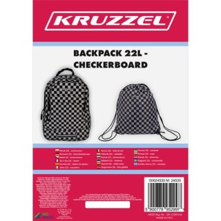 PLECAK 22L - SZACHOWNICA KRUZZEL 24530