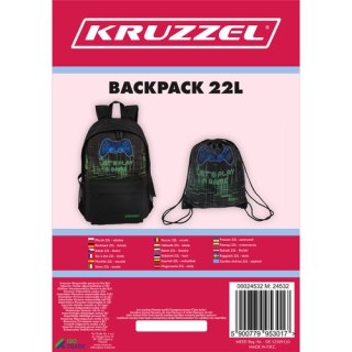 PLECAK 22L - SZKOLNY KRUZZEL 24532