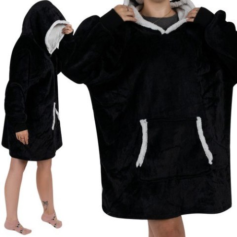 BLUZA XXL - KOC CZARNY RUHHY 24403