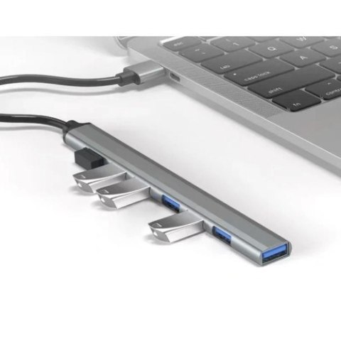 HUB USB- 1 PORT 3.2 + 6 PORTÓW 2.0 IZOXIS 24374