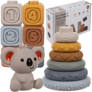 KLOCKI SENSORYCZNE MIĘKKIE - 13 SZT. KRUZZEL 24812