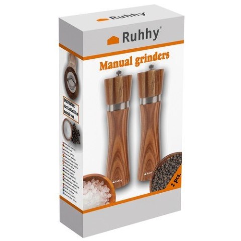 MŁYNEK RĘCZNY - ZESTAW 2 SZT. RUHHY 24650