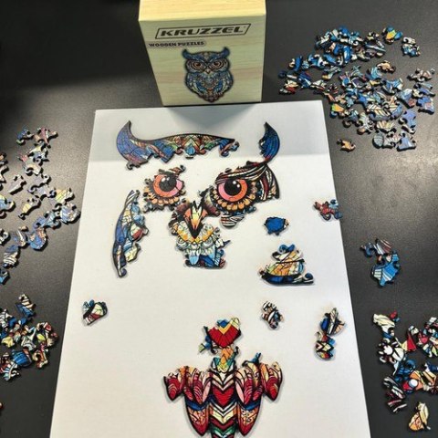 UKŁADANKA DREWNIANA- PUZZLE KRUZZEL 24551