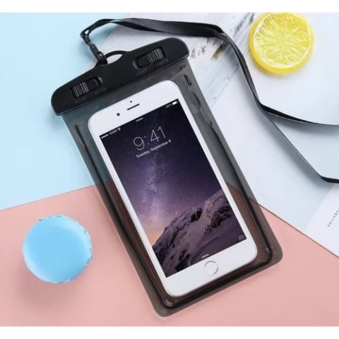 ETUI WODOODPORNE NA TELEFON - CZARNE 23414