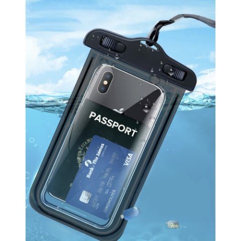 ETUI WODOODPORNE NA TELEFON - CZARNE 23414