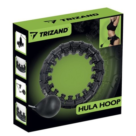 HULA HOP Z MASAŻEREM + OBCIĄŻNIK TRIZAND 25208